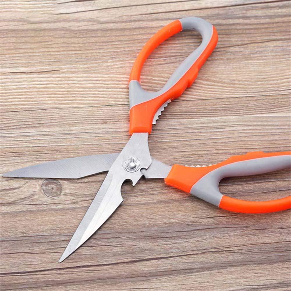 Multi-Function Kitchen Household for Vegetables, Fruit, Cheese & Meat Slices with Bottle Opener Stainless Steel Sea Food Scissor Multi-Function Kitchen Household for Vegetables, Fruit, Cheese & Meat Slices with Bottle Opener Stainless Steel Sea Food Scissor